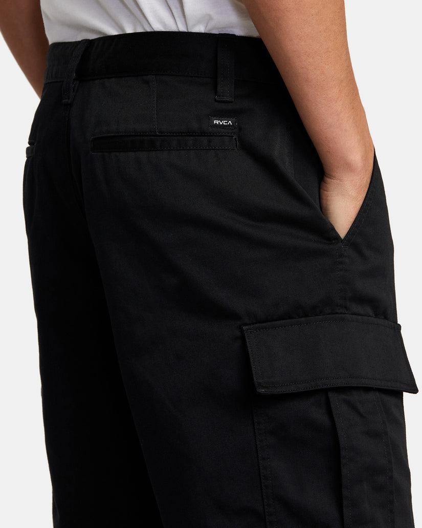 Recession Collection Americana Cargo Shorts - Black