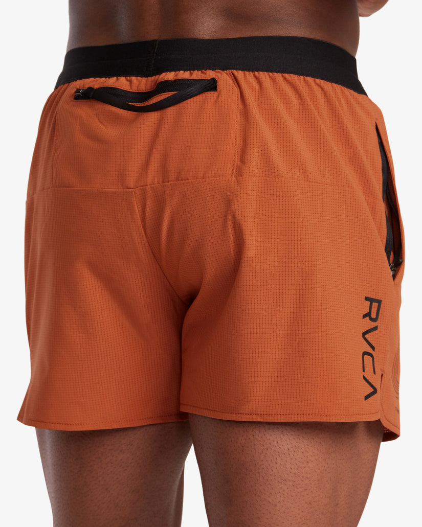 RVCA Runner 14" Elastic Waist Shorts - Terracotta