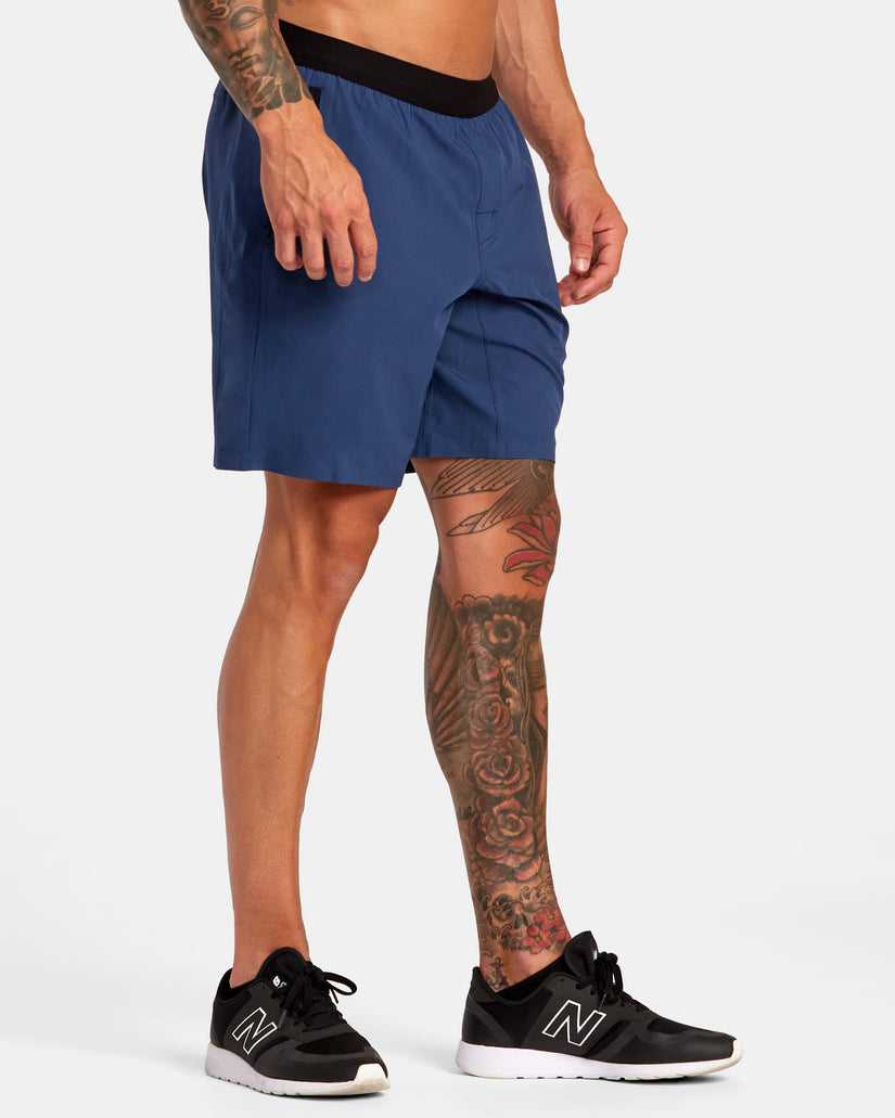 Yogger Plus 18" Training Shorts - Army Blue