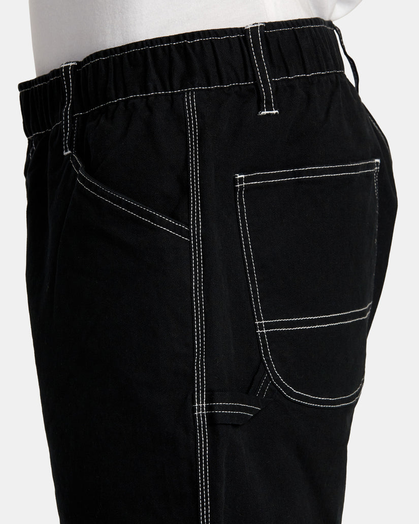 Americana 17" Carpenter Shorts - Black
