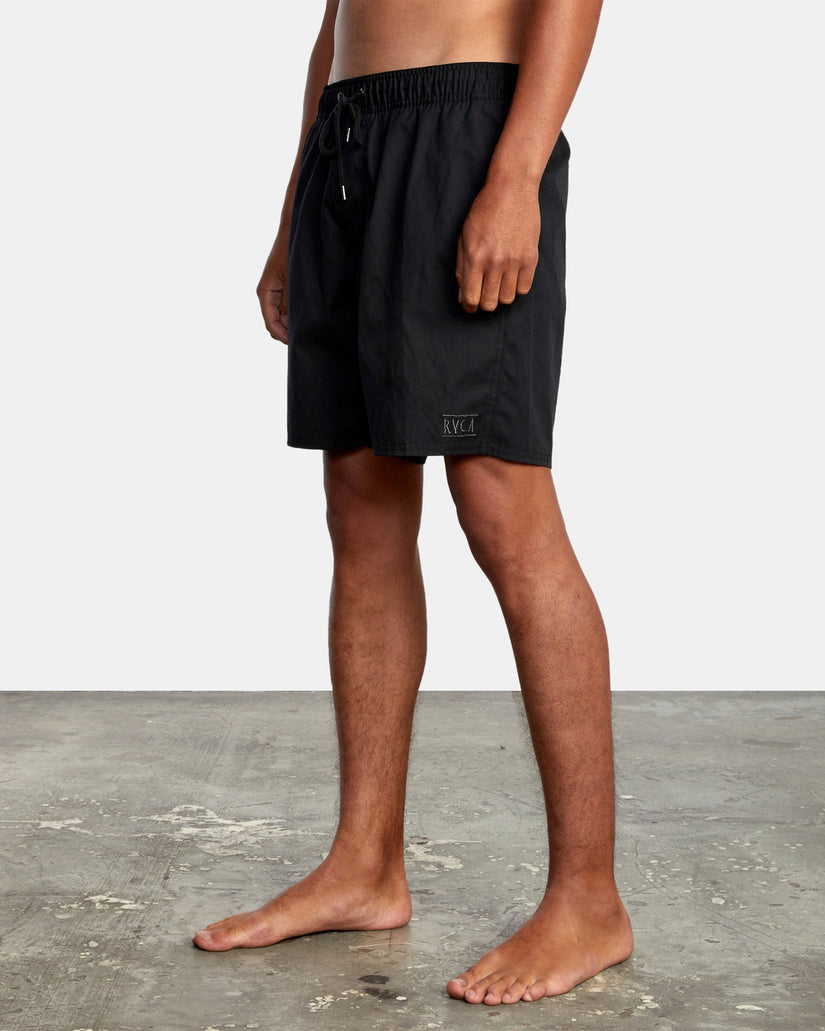 Opposites Hybrid Elasticized Shorts - Black