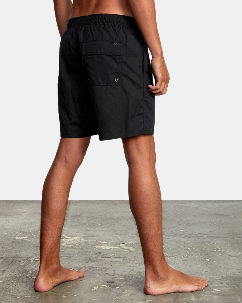 Opposites Hybrid Elasticized Shorts - Black