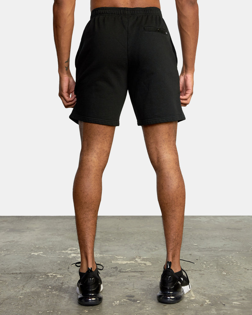 VA Essential 18" Sweat Shorts - Black