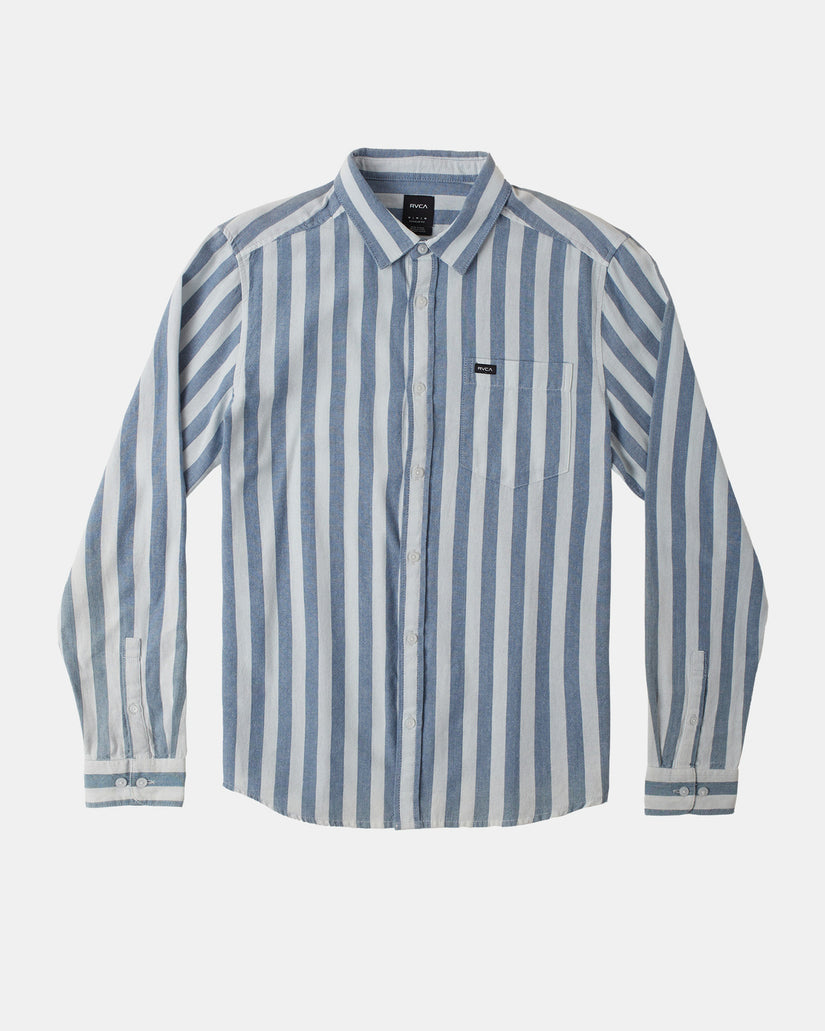 Harbour Long Sleeve Shirt - Denim Stripe