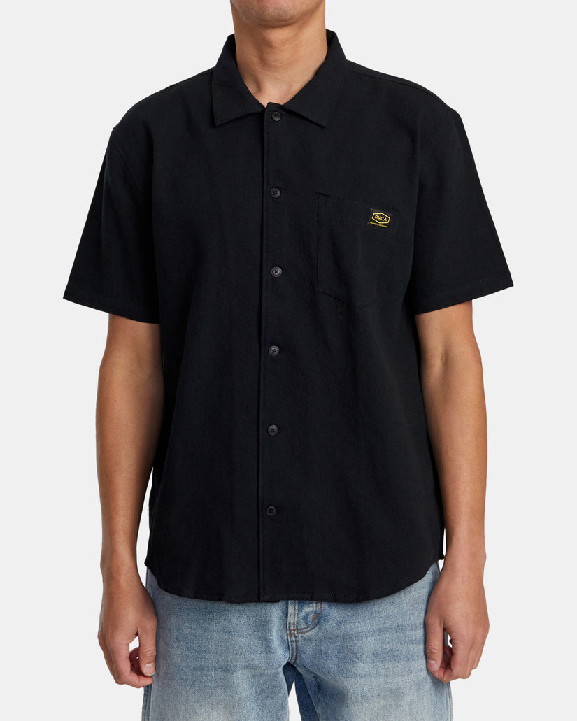Dayshift Collection Dayshift Short Sleeve Shirt - Black