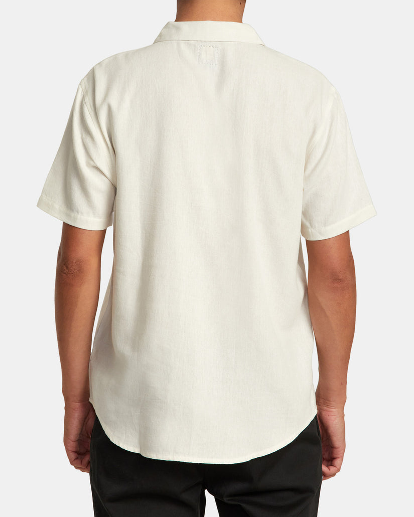 Dayshift Collection Dayshift Short Sleeve Shirt - Silver Bleach