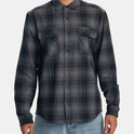 Dayshift Flannel Long Sleeve Shirt - RVCA Black
