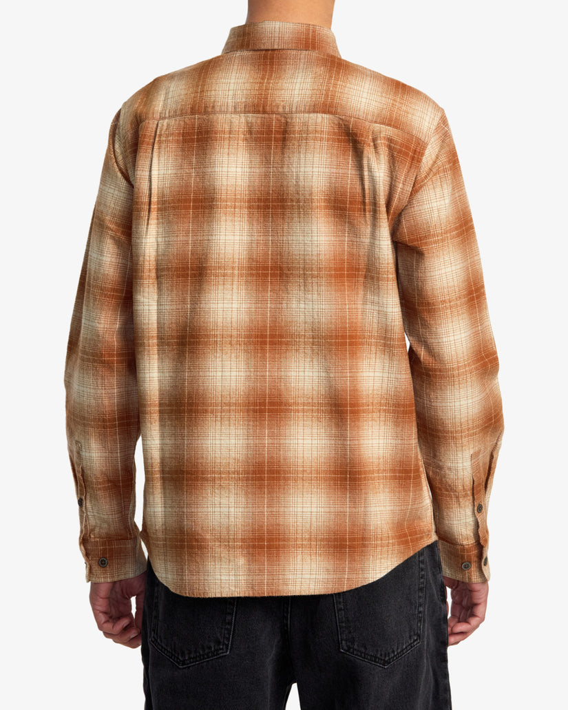 Dayshift Flannel Long Sleeve Top - Adobe