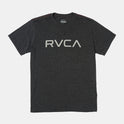 Big RVCA Short Sleeve T-Shirt - Black/Grey