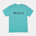 Big RVCA Short Sleeve T-Shirt - Bermuda Blue