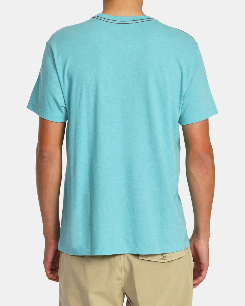 Big RVCA Short Sleeve T-Shirt - Bermuda Blue – RVCA.com