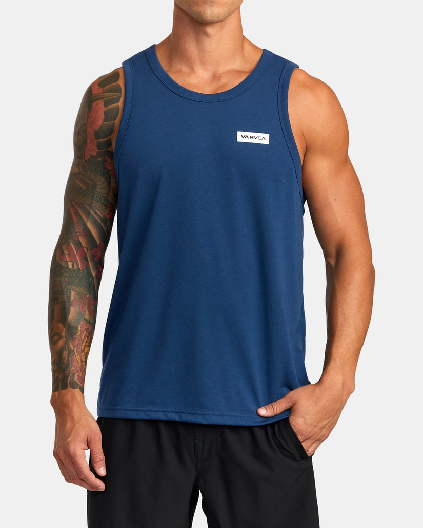 Icon Tank Top - Army Blue