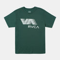 VA RVCA Blur Tee - Jungle Green