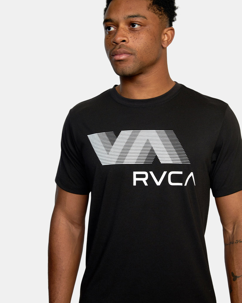 VA RVCA Blur Tee - Black