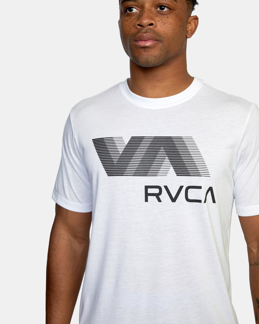 VA RVCA Blur Tee - White