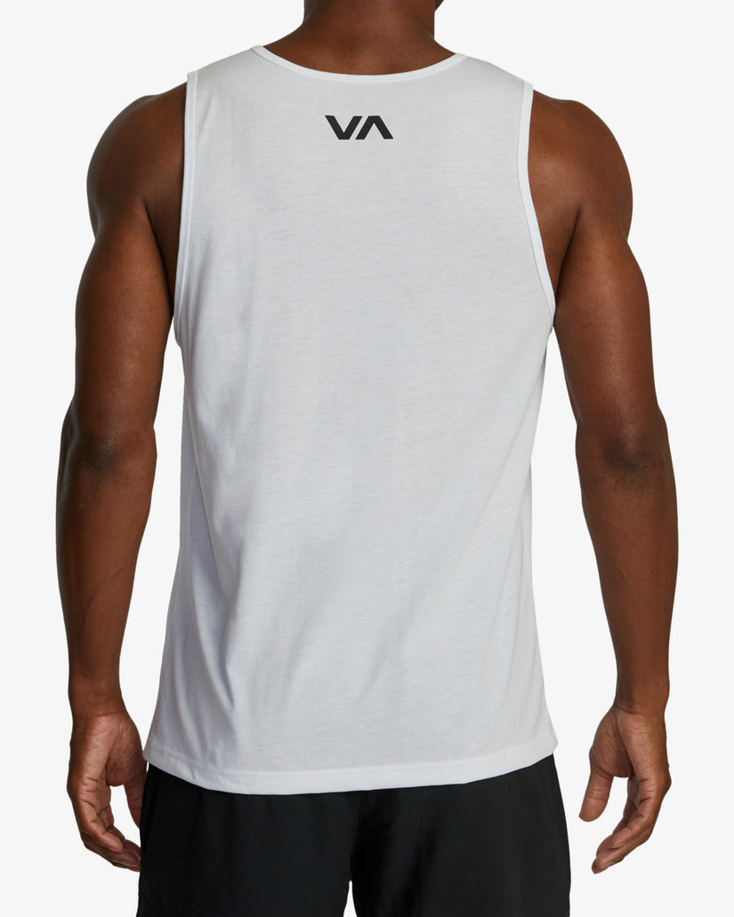 VA RVCA Blur Tank Top - White