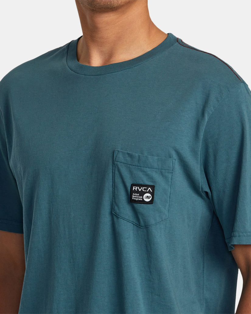 ANP Pocket T-Shirt - Duck Blue
