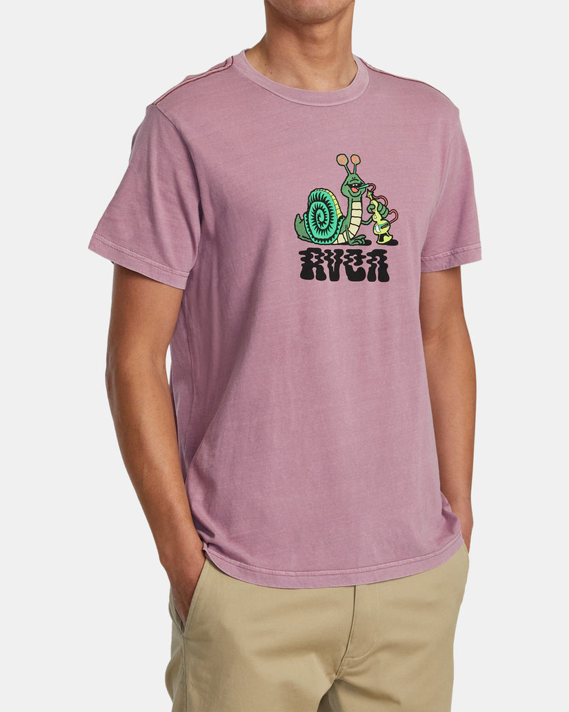 Hookah Snail T-Shirt - Lavender