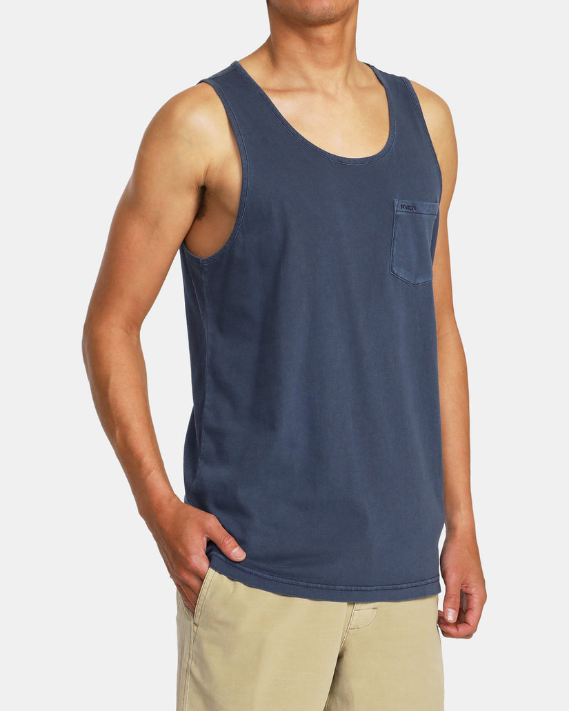 PTC Pigment Tank T-Shirt - Moody Blue