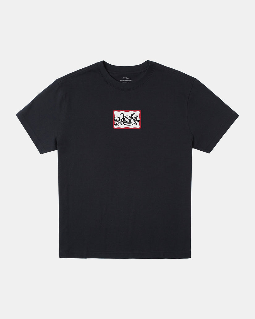 RVCA Tag T-Shirt - Black