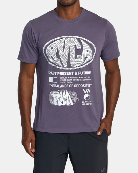 RVCA Laminate T-Shirt - Gray Purple – RVCA.com