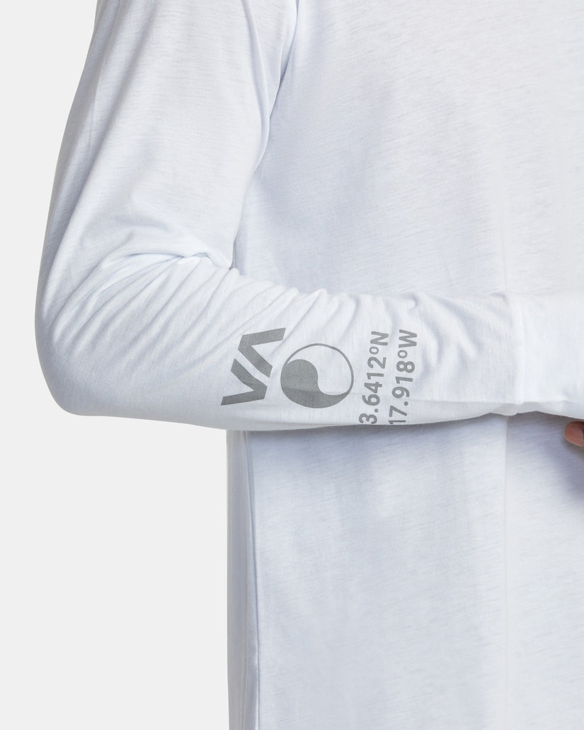 RVCA Laminate Long Sleeve T-Shirt - White