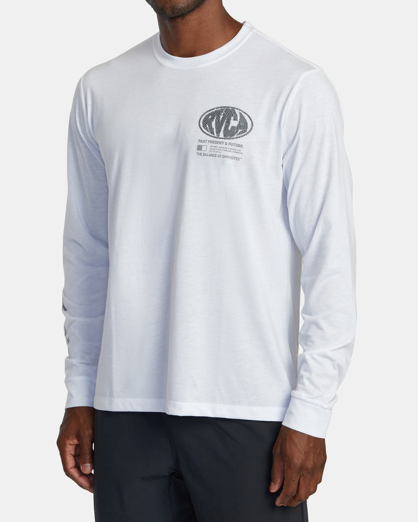 RVCA Laminate Long Sleeve T-Shirt - White