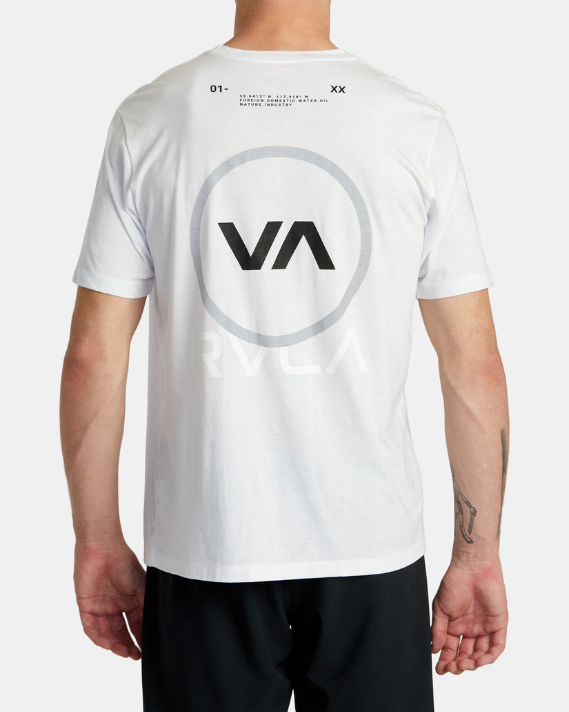 Reflective Base Short Sleeve T-Shirt - White
