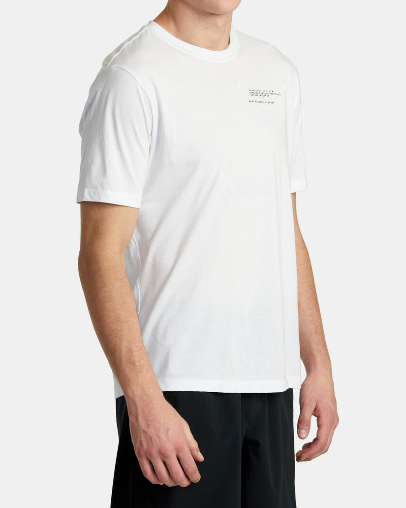 Reflective Base Short Sleeve T-Shirt - White