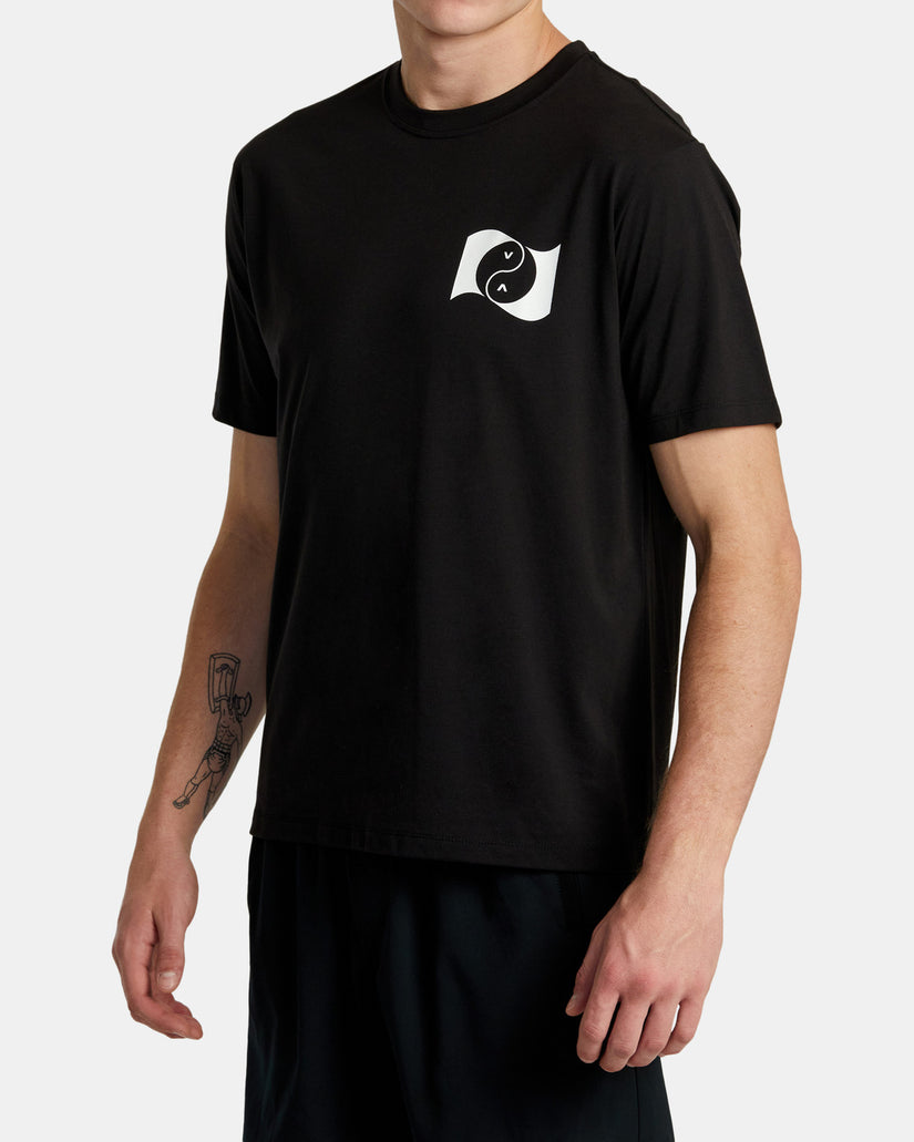 Balance Banner Short Sleeve T-Shirt - Black