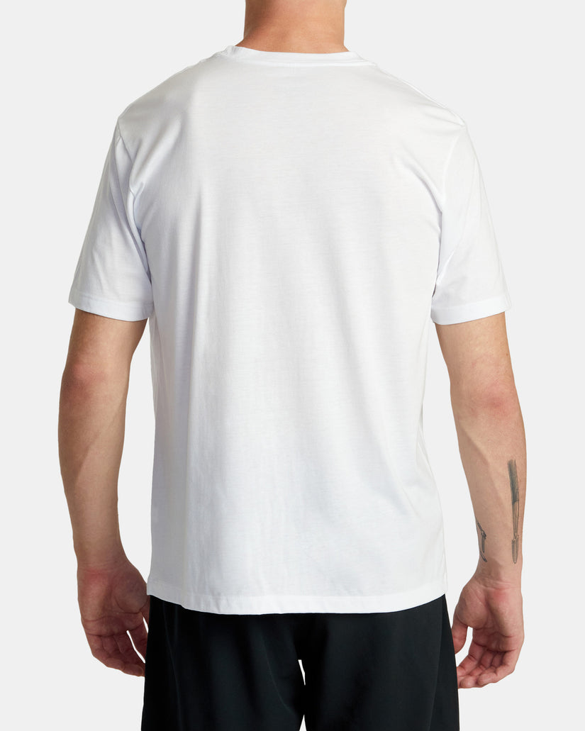 Splitter Stacks Short Sleeve T-Shirt - White – RVCA.com