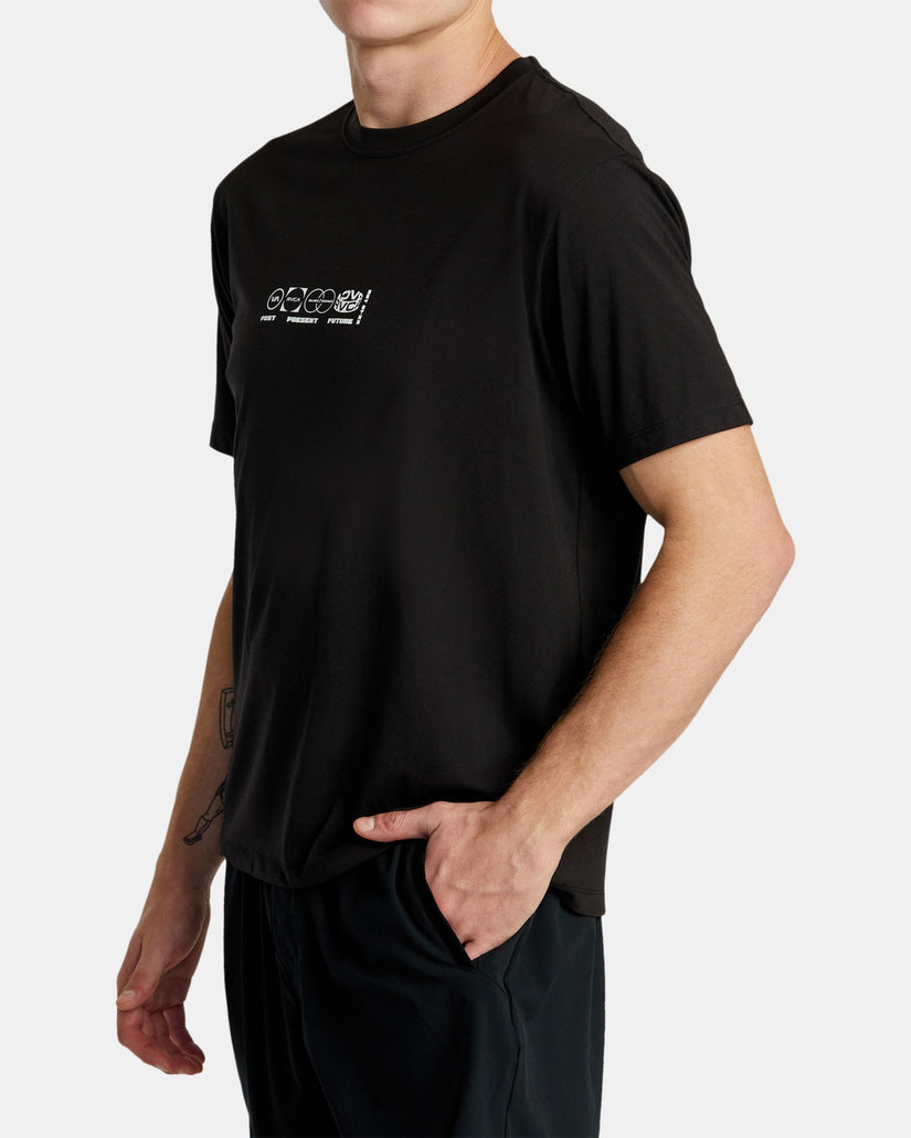 Segments Short Sleeve T-Shirt - Black