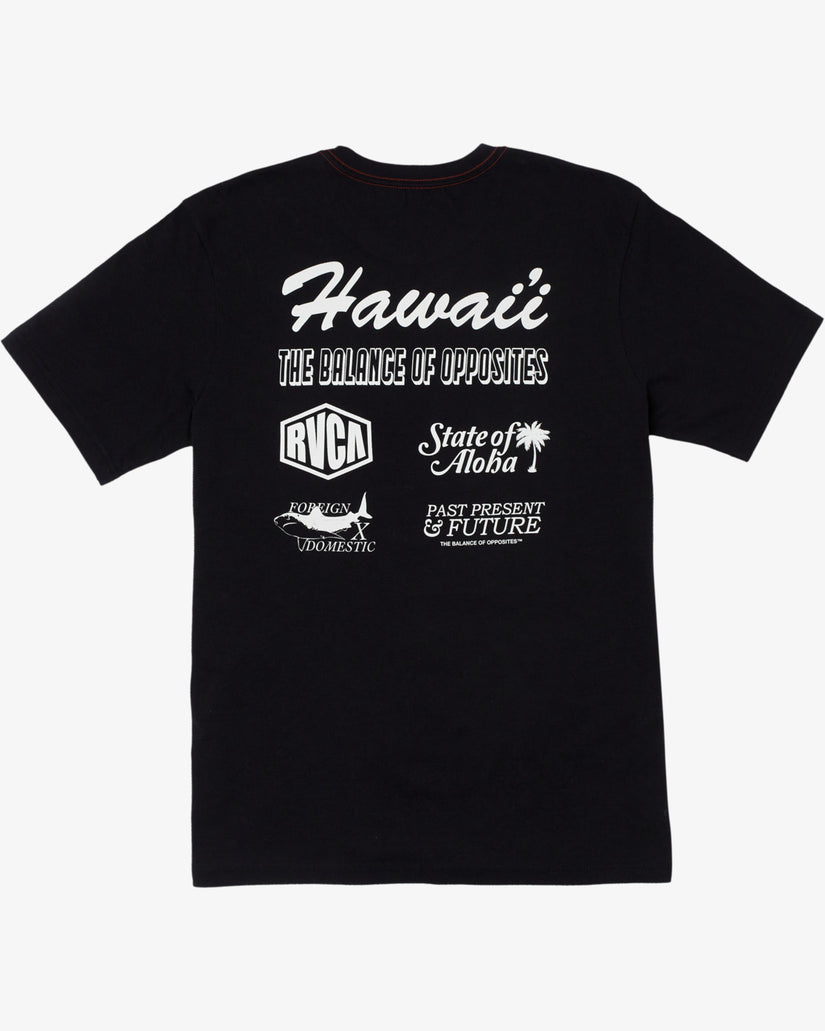 Hawaii Va All The Way Short Sleeve T-Shirt - Antique White