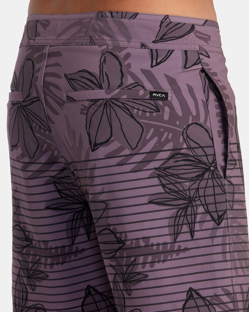 Curren Boardshorts 18" - Lavender Floral