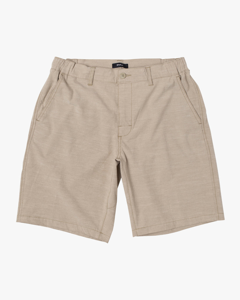 All Time Solid Coastal Hybrid Shorts 19” - Khaki