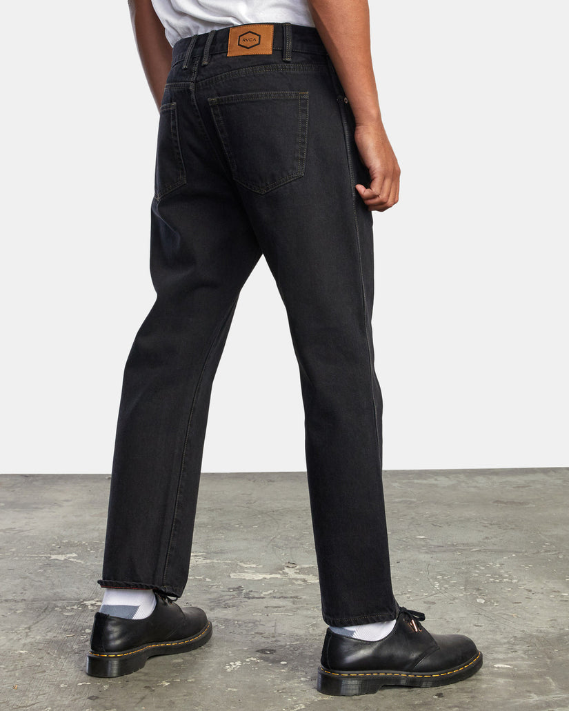 New Dawn Straight Fit Denim Jeans - Black Rinse