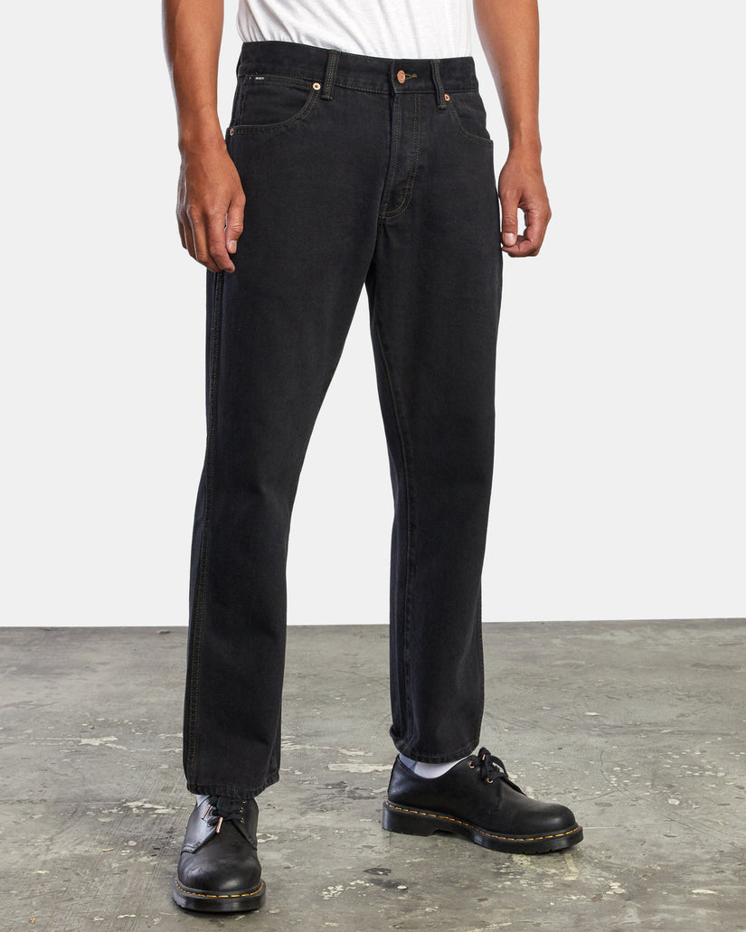 New Dawn Straight Fit Denim Jeans - Black Rinse
