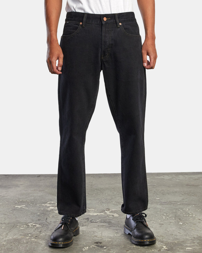 New Dawn Straight Fit Denim Jeans - Vintage Black