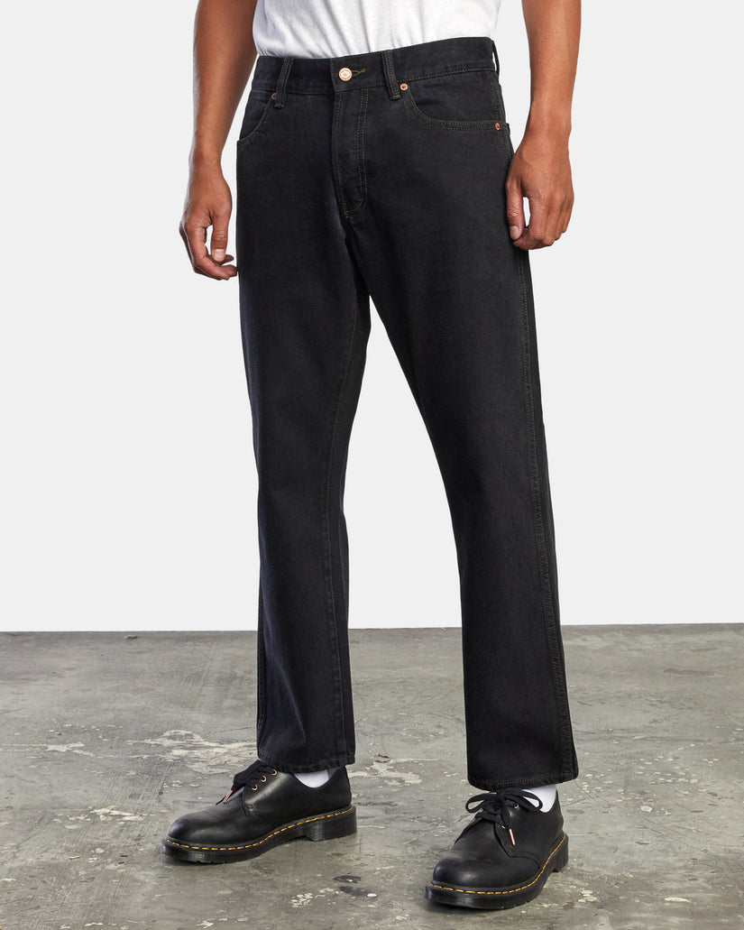 New Dawn Straight Fit Denim Jeans - Vintage Black