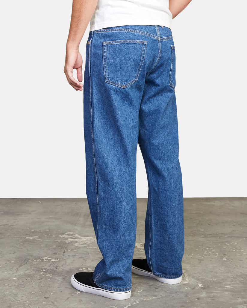 Americana Relaxed Fit Denim Jeans - Blue Collar