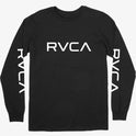 Big RVCA Long Sleeve Tee - Black/White