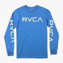 Big RVCA Long Sleeve Tee - French Blue
