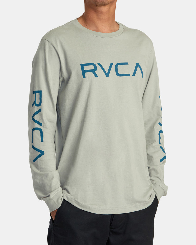 Big RVCA Long Sleeve Tee - Iron