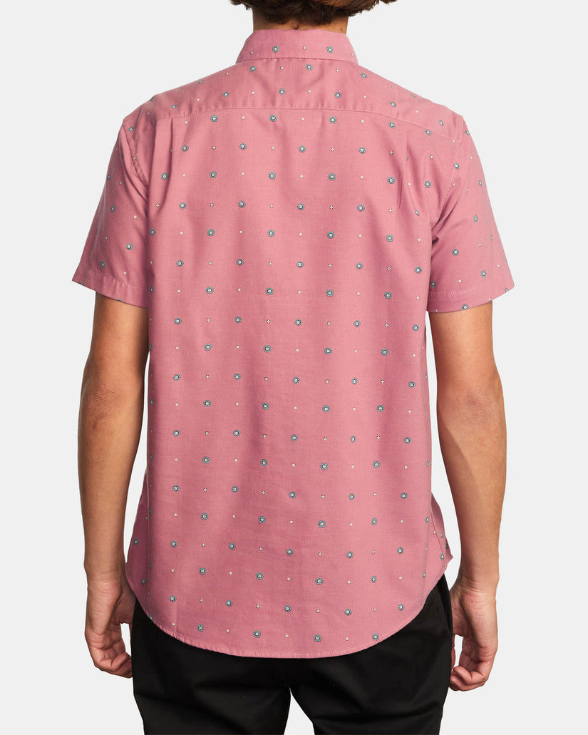 That'll Do Slim Fit Short Sleeve Shirt - Dusty Pink