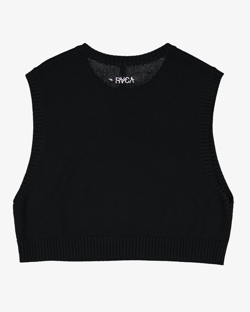 Joys Sweater Vest - Black