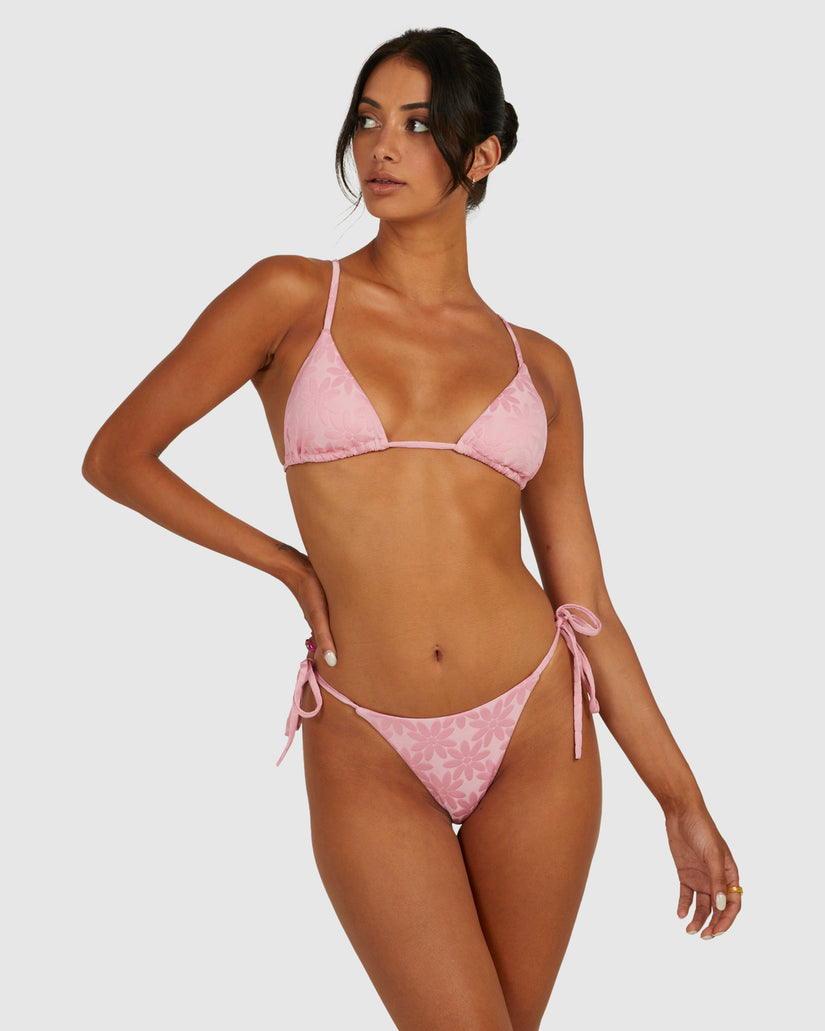 Daisy Skimpy Bikini Bottoms - Sea Pink