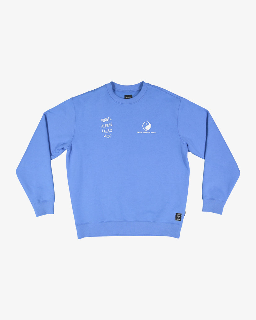 Joy Crew Neck Sweatshirt - Blue