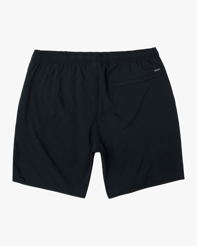 Yogger Stretch Athletic Shorts 17 - Black
