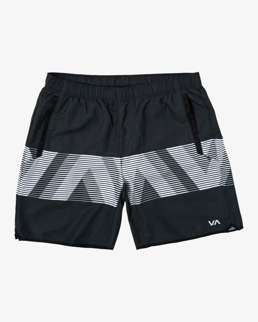 Yogger IV  Elastic Waist Shorts 17" - Black Va Blur