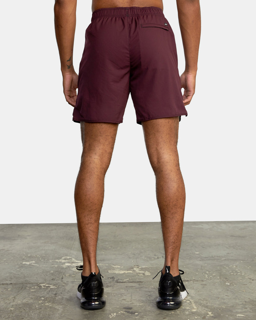 Yogger IV  Athletic Shorts 17" - Plum